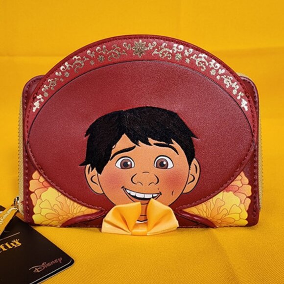 Loungefly Disney Pixar Coco Miguel Mariachi Cosplay Zip Around Wallet NEW - Picture 1 of 13